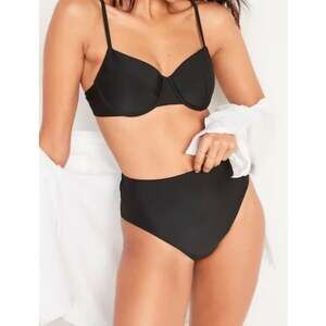 Old Navy High Cut Black Bikini Bottoms